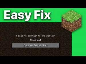 How To Quickly Fix Minecraft Connection Timed Out Error
