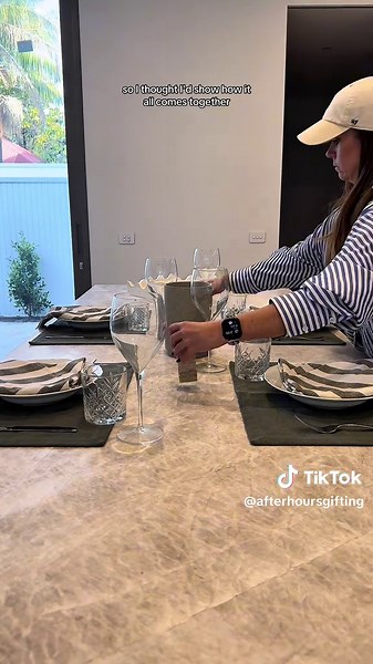 Already shared this as a housewarming gift idea, but I wanted to show how each piece can actually come to life on the table. When you imagine how each element will be used, it makes curating a thoughtful, cohesive gift so much easier and turns it into an experience, not just a bunch of things. #gifttok #gift #gifting #giftinspo #tip #newhome #table #styling