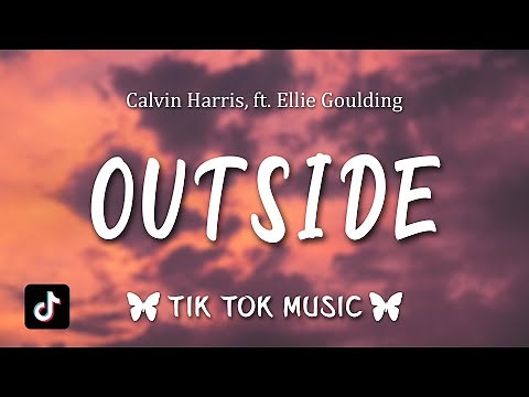 Calvin Harris - Outside (Slowed Tiktok Remix) (Lyrics) "There's a power in what you do"