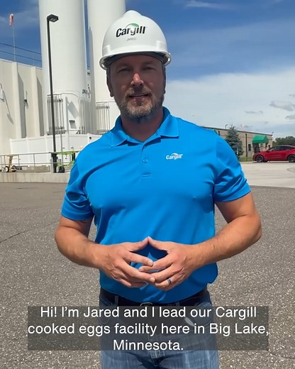 Cargill on Instagram: "Not all eggs end up sunny-side up. 🍳 Our facility in Big Lake, Minnesota cooks upwards of 3 million eggs a day, and yes, the process is eggs-actly as cool as it sounds. Take a look!"