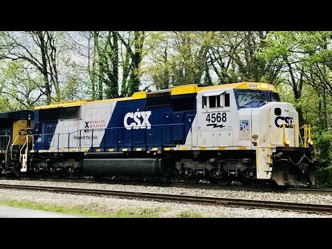 CSX #4568 Operation Lifesaver 50th Anniversary on M692 4-3-2023