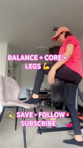 100 Rounds Chair Workout for Flat Tummy & Strong Legs!#trending #homeworkout