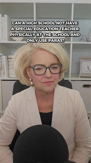 Can a high school rely solely on paras without a special education teacher on-site? Understanding staffing requirements is essential for compliance and support. #SpecialEducationBoss #SpecialEducation #IEPRights #StudentSupport #InclusiveEducation #Advocacy | Special Education Boss