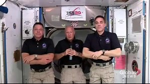 35K views · 61 reactions | Doug Hurley, one of the two astronauts involved in the historic NASA and SpaceX launch on Saturday, spoke aboard the International Space Station on Monday about his experience of the launch. Hurley said the toilet aboard the SpaceX Dragon "worked very well," after being asked what it was like. RELATED:https://trib.al/CqLWVne | Global News | Facebook