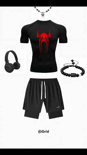 Spiderman Compression Outfit for Gym Workouts