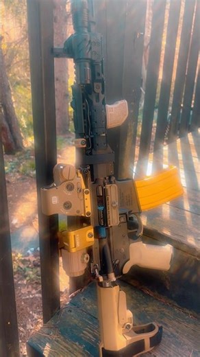 Testing new Unity Riser Mount with my arp frt. Low recoil build #pewpew #pewgun #frt #airsoft