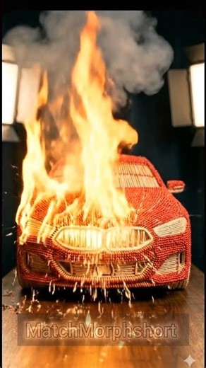 👉 Wait For It… Matchstick Fire Magic 🔥😱 #shorts