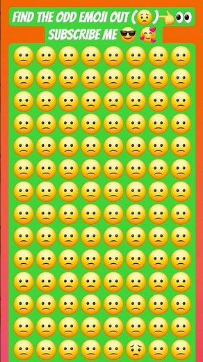 Eyes 👀 test challenge (😟👈)🥰🧡 #emoji #emojichallenge #shorts #‪@DeepakGaming-n4l‬