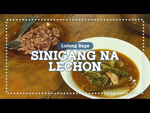 Turn your leftover lechon into a soup! Sinigang na Lechon - Easy Filipino Recipes with Lutong Baps