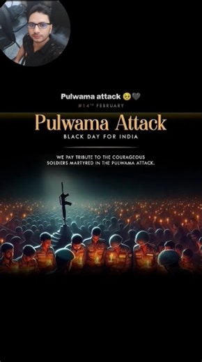 Black Day for India 14 February 2019_Pulwama Attack_Black Day Short Video_Whatsapp Status #shorts