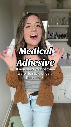 How to get a better stick👏🏻 This could be the trick to longer wear time less leaking✨ #ostomy #ileostomy #colostomy #medicaladhesive #urostomy @skinistermedical