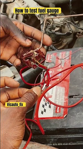 How to test fuel gauge using tester and battery #automobile #engineblock #subscribe #vicauto #diy
