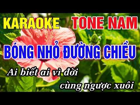Bóng Nhỏ Đường Chiều Karaoke Tone Nam Karaoke Đức Duy - Beat 2026