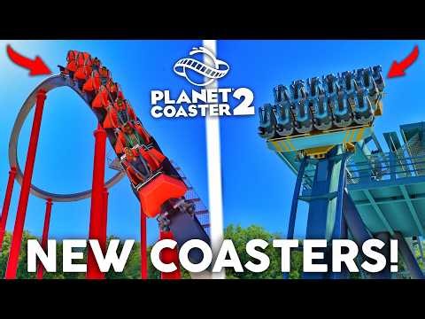 EXCLUSIVE Planet Coaster 2 NEW Coasters First Look!