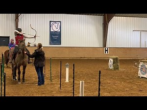 WATCH NOW: Mounted archery at Transitions Equestrian Center
