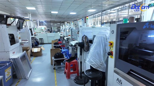 Inside Dotcom | SMT & LED Module Production Site From high-speed component mounting and reflow soldering to screw fastening, aging, and inspection, every LED module is completed through standardized processes to ensure long-term stability and consistent performance. Quality is controlled in every detail. #Dotcom #DotcomLED #Dotcomleddisplay #Dotcomdisplay #LEDDisplay #SMTProduction #ManualInspection #AgingTest #ledmodule | Dotcom Led Display