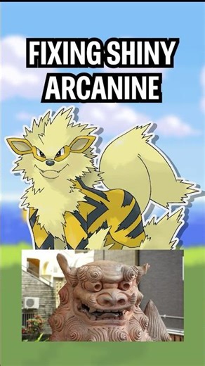 Shiny Arcanine: Origin Recolor #pokemon #shinypokemon #arcanine
