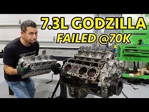 JUNK ALREADY? FORD 7.3L GODZILLA V8 TEARDOWN! Why Can't Auto Manufacturers Get This Right?