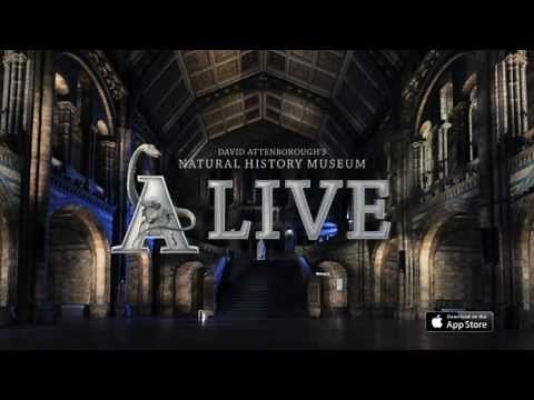 Natural History Museum Alive app trailer