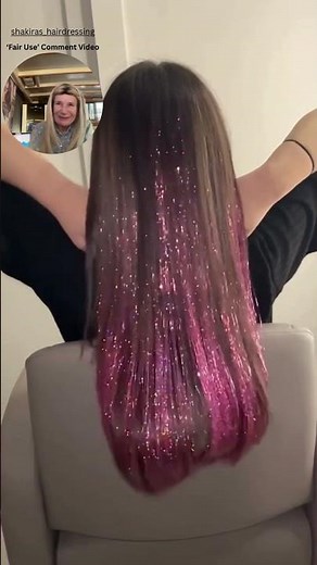 Adding Tinsel to Your Hair