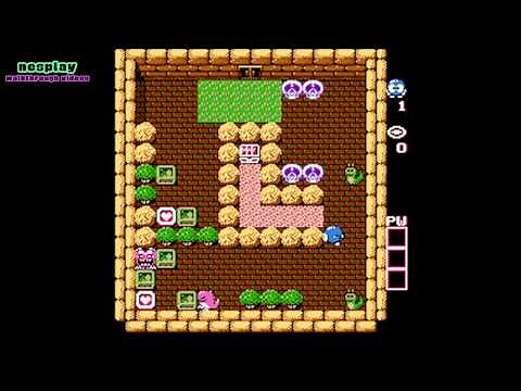 Adventures of Lolo Walkthrough [Floor 10-1]