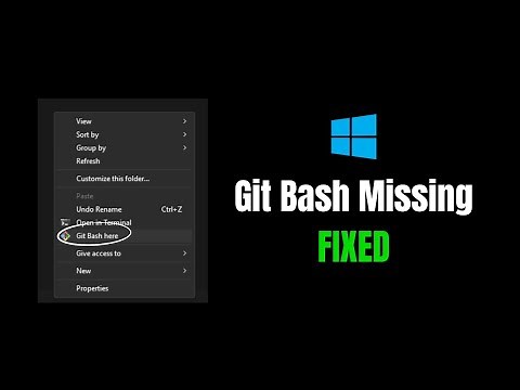 Add Git Bash to Windows Right-click Context Menu