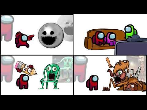 Mini Crewmate Kills Steal a Brainrot Characters | Among Us