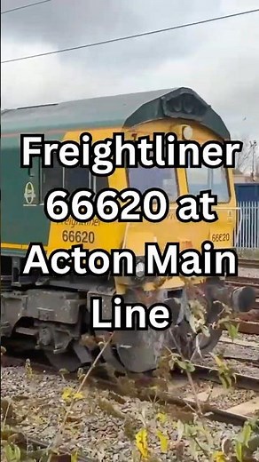 Freightliner Class 66 Horn at Acton Main Line! 🚆💨