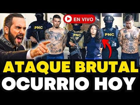 ¡DIRECTO AL CECOT! 🚨 CAYÓ TODA LA CLICA DE PANDILLEROS EN EL SALVADOR