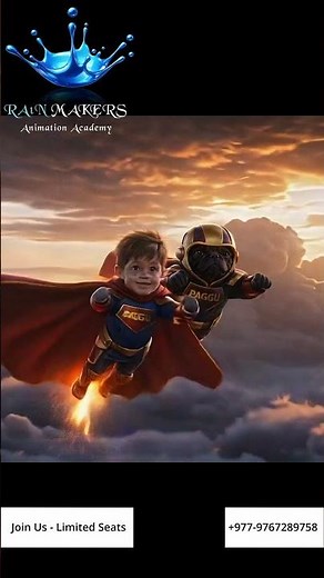 From Beginner to Pro: Learn Animation, VFX & AI Skills | Join RainMakers Animation Academy #shorts