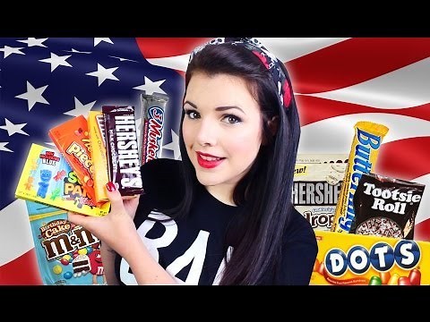 TRYING AMERICAN CANDY | Cherry Wallis