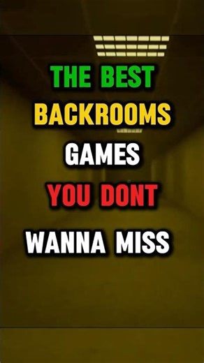 Best Upcoming Backrooms #backrooms #horrorgaming #indiegame
