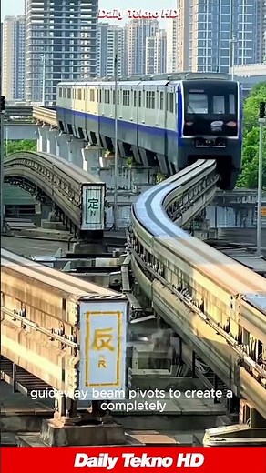 Monorails Don t Use Switches They Move The ENTIRE Track #Monorail