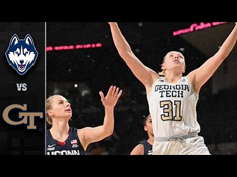 UConn vs. Georgia Tech Women's Basketball Highlights (2021-22)