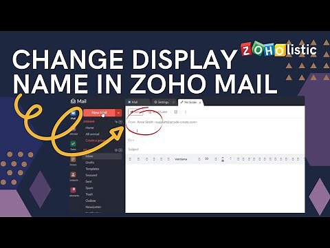 How Change Display Name in Zoho Mail
