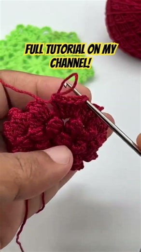 TUTORIAL HERE! 👆 Very easy 3D Flower Granny Square | Stunning Yet Beginner Friendly Crochet Tutorial