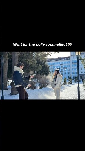 How to get the DOLLY ZOOM effect with your phone📱 | Insta360 Flow 2 Pro