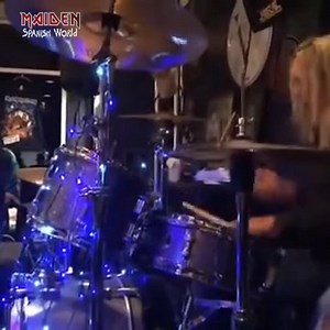 Nicko McBrain Hallowed be Thy Name drum cam Rock n roll Ribs 2017 Nicko and the boys have a jam at Rock n Roll Ribs Sept 29, 2017. Hallowed be they name | Maiden Spanish World