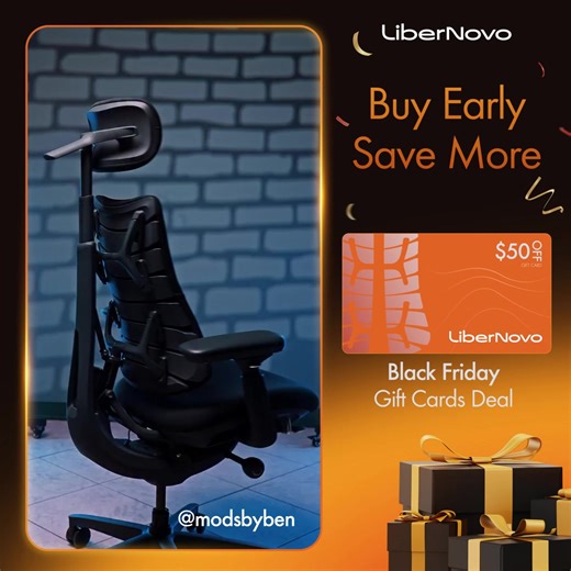  Black Friday comes early at LiberNovo! Get ahead of the shopping...