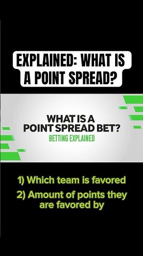 What Is A POINT SPREAD? #sportsbetting #sportsbettingtips