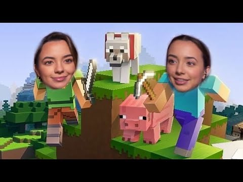 PLAYING MINECRAFT - Merrell Twins Live