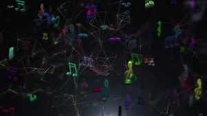 Notes de musique d'Abstrait flottant dans : vidéo de stock (100 % libre de droit) 3985835917 | Shutterstock