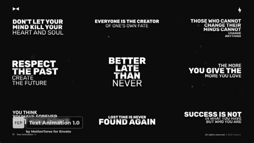 Text Animation 1.0 \ FCPX