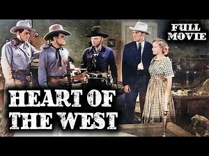 HEART OF THE WEST | William Boyd | Full Western Movie | English | Wild West | Free Movie