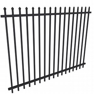 [Hot Item] Safety Iron Aluminium Black Metal Powder Coated Spear Top Fence