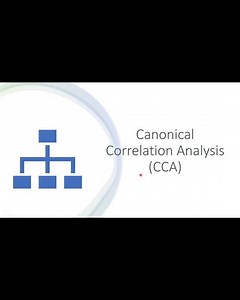 CCA - Canonical Correlation Analysis - Short1