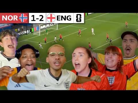 PART 2 ENGLAND FANS GO WILD! 🚀 After CRAZY 2-1 COMEBACK WIN! | WORLD CUP REACTIONS