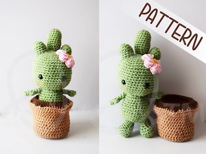 Crochet Cactus Pattern: Cactalina Amigurumi Doll (PDF Pattern) - Etsy