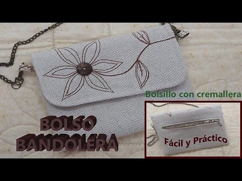 Cómo hacer un Bolso Bandolera *Facil y Práctico*