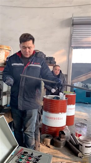 Rolling machine sample testing and trial operation#thread threadrollingmachine